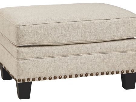 Claredon - Linen - Ottoman Online Sale