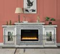 Noralie - Fireplace - Mirrored & Faux Diamonds - 39  Online Hot Sale