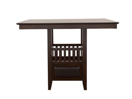 Jaden - Square Counter Height Dining Table - Espresso Hot on Sale