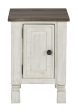 Havalance - White   Gray - Chair Side End Table Online Hot Sale