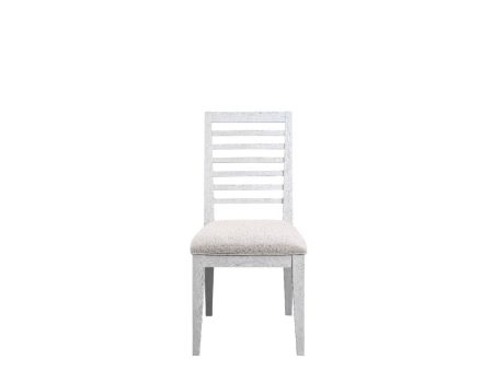 Aromas - Side Chair (Set of 2) - White Oak & Fabric Hot on Sale