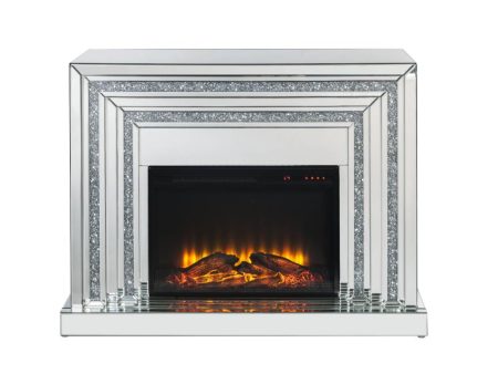 Noralie - Fireplace - Mirrored - Wood - 35  Online