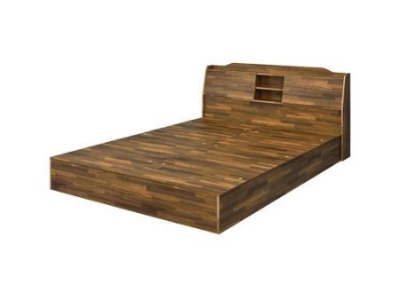 Hestia - Queen Bed - Walnut Finish For Sale