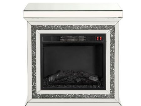 Noralie - Fireplace - Mirrored & Faux Diamonds - 32  For Discount