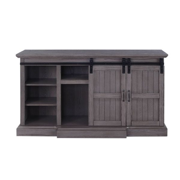 Admon - TV Stand - Gray Oak Online Hot Sale