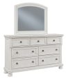 Robbinsdale - Antique White - Dresser, Mirror Online