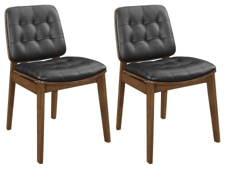 Redbridge - Upholstered Dining Side Chair (Set of 2) - Walnut Online Sale