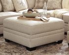 Luxora - Bisque - Ottoman With Storage For Discount