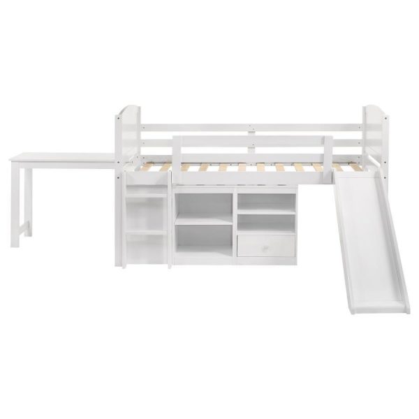 Millie - Twin Workstation Loft Bed - White Sale