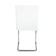 Palton - Side Chair (Set of 2) - White PU & Chrome Finish Online Hot Sale