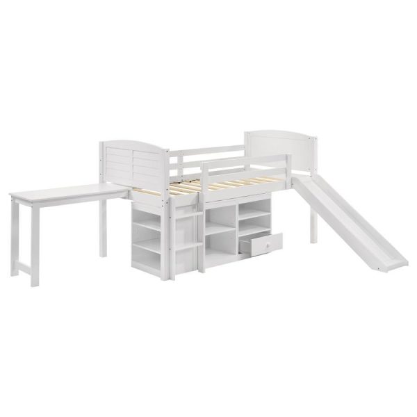 Millie - Twin Workstation Loft Bed - White Sale