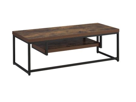 Bob - TV Stand - Weathered Oak & Black Fashion