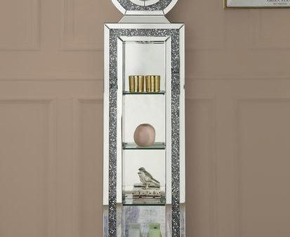 Noralie - Grandfather Clock - Mirrored - Wood - 63  For Cheap