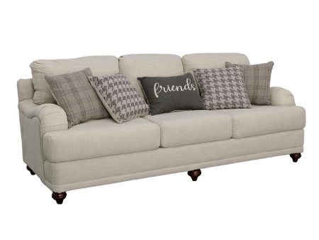 Glenn - Upholstered English Arm Sofa - Light Gray on Sale